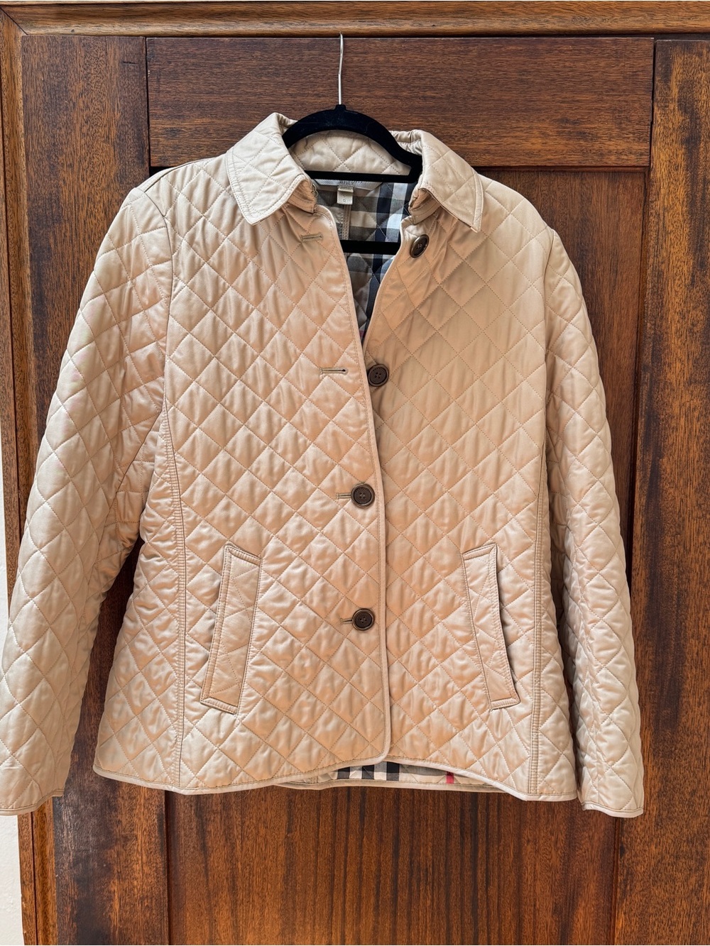 Burberry Brit Beige‎ Quilted Jacket